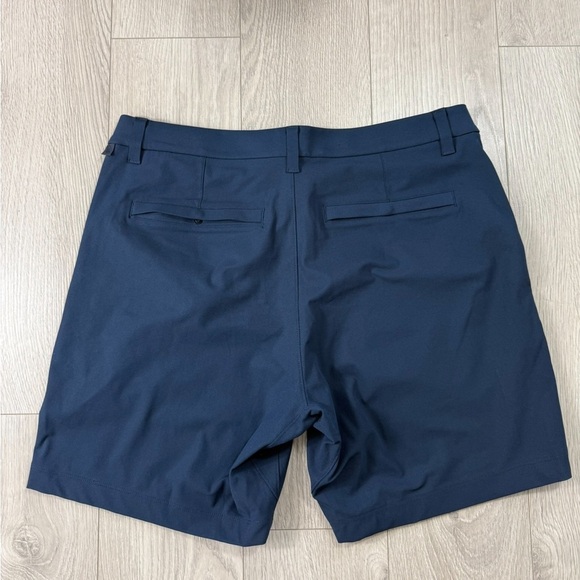 Lululemon Commission Classic-Fit 7" Warpstreme Navy Blue Shorts - Picture 4 of 10